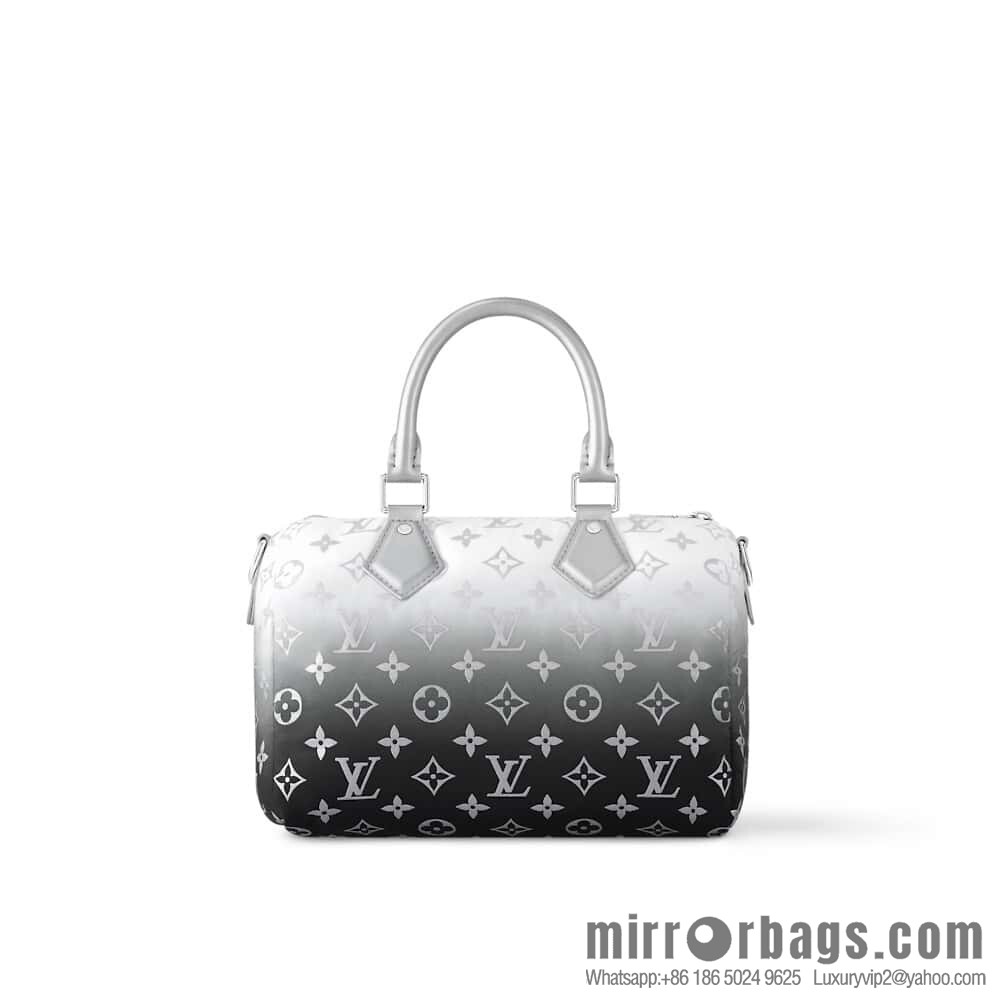[Original order boutique] M11848 silver down, pillow bag speedy series, ski series SPEEDY BANDOULIZRE 25 handbag