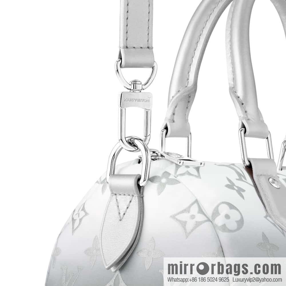 [Original order boutique] M11848 silver down, pillow bag speedy series, ski series SPEEDY BANDOULIZRE 25 handbag