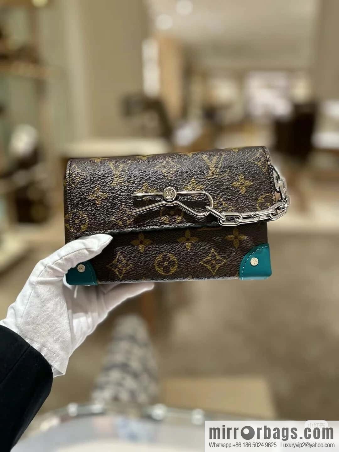[Original order boutique] M12080 presbyopia/green, men's bag messenger bag series, this Steamer mini handbag.