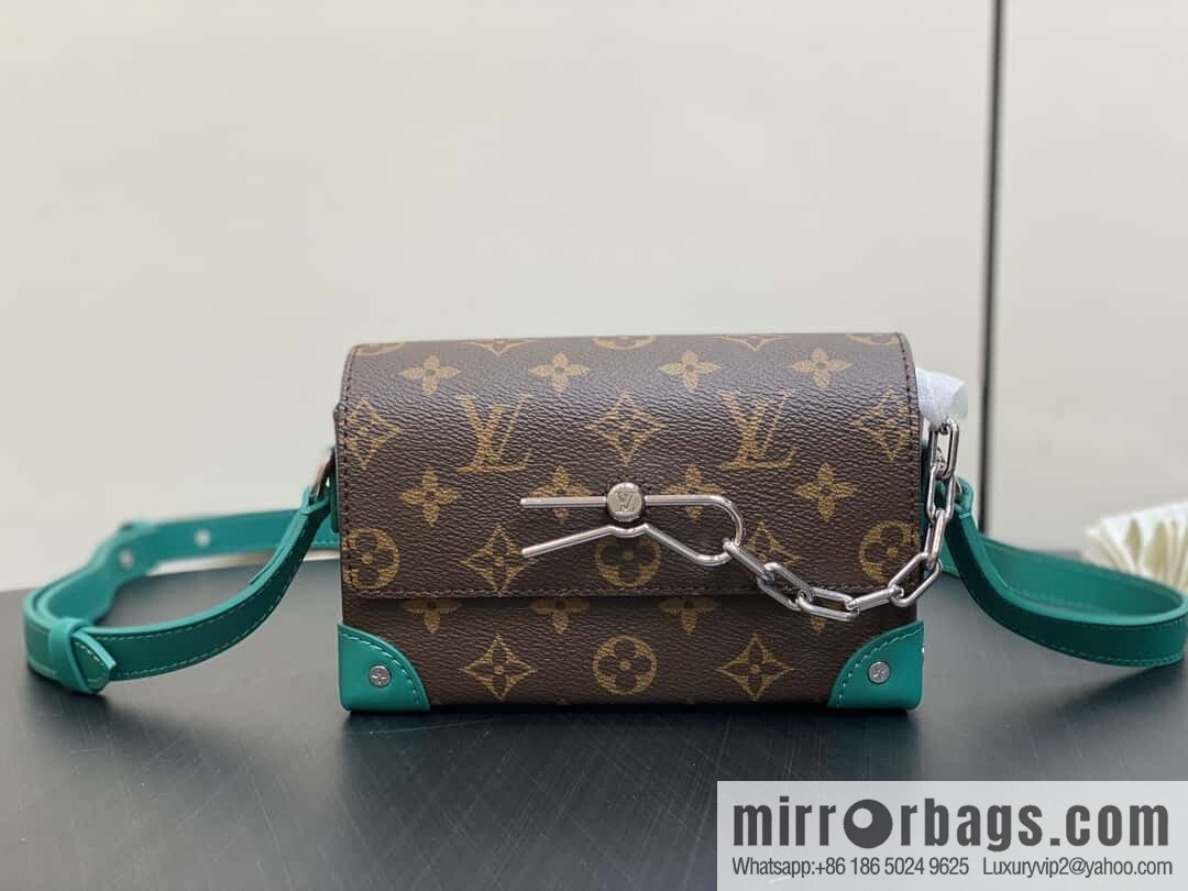 [Original order boutique] M12080 presbyopia/green, men's bag messenger bag series, this Steamer mini handbag.