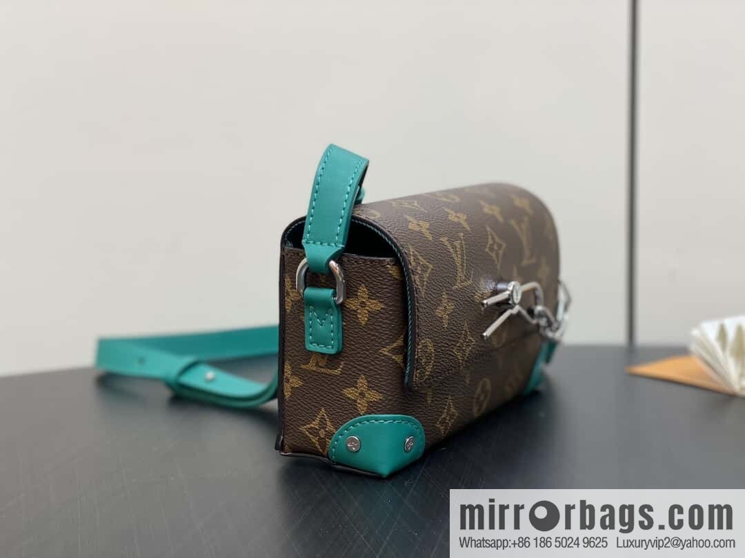 [Original order boutique] M12080 presbyopia/green, men's bag messenger bag series, this Steamer mini handbag.