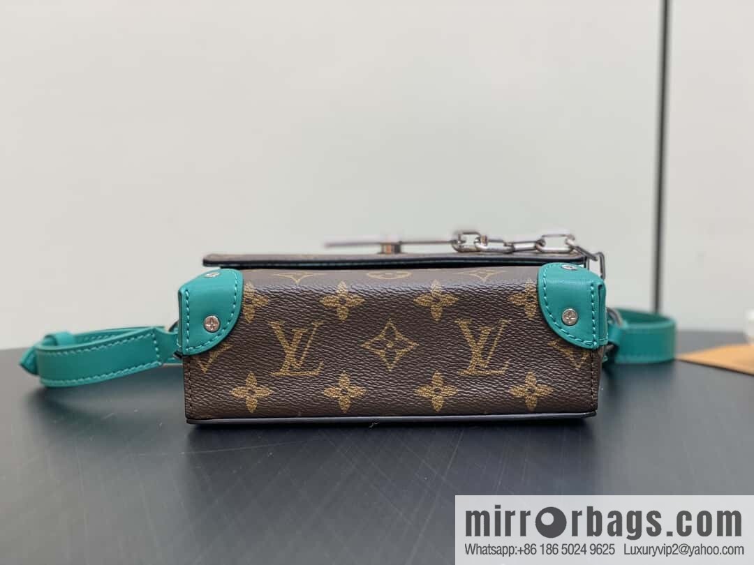 [Original order boutique] M12080 presbyopia/green, men's bag messenger bag series, this Steamer mini handbag.