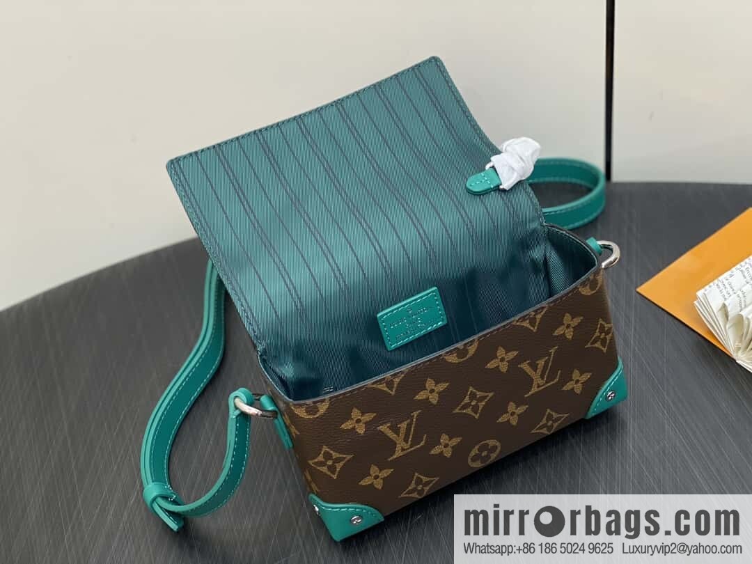 [Original order boutique] M12080 presbyopia/green, men's bag messenger bag series, this Steamer mini handbag.