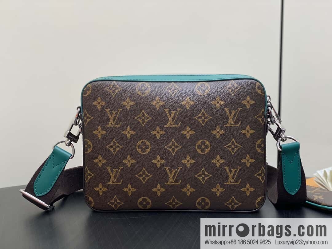 [Original order boutique] M12766 presbyopia/green, men's bag three-piece series TRIO messenger bag