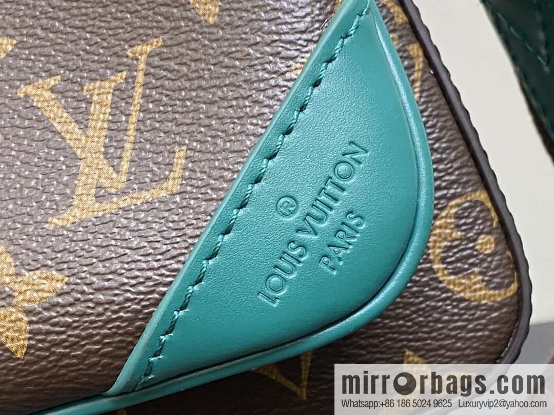 [Original order boutique] M12766 presbyopia/green, men's bag three-piece series TRIO messenger bag