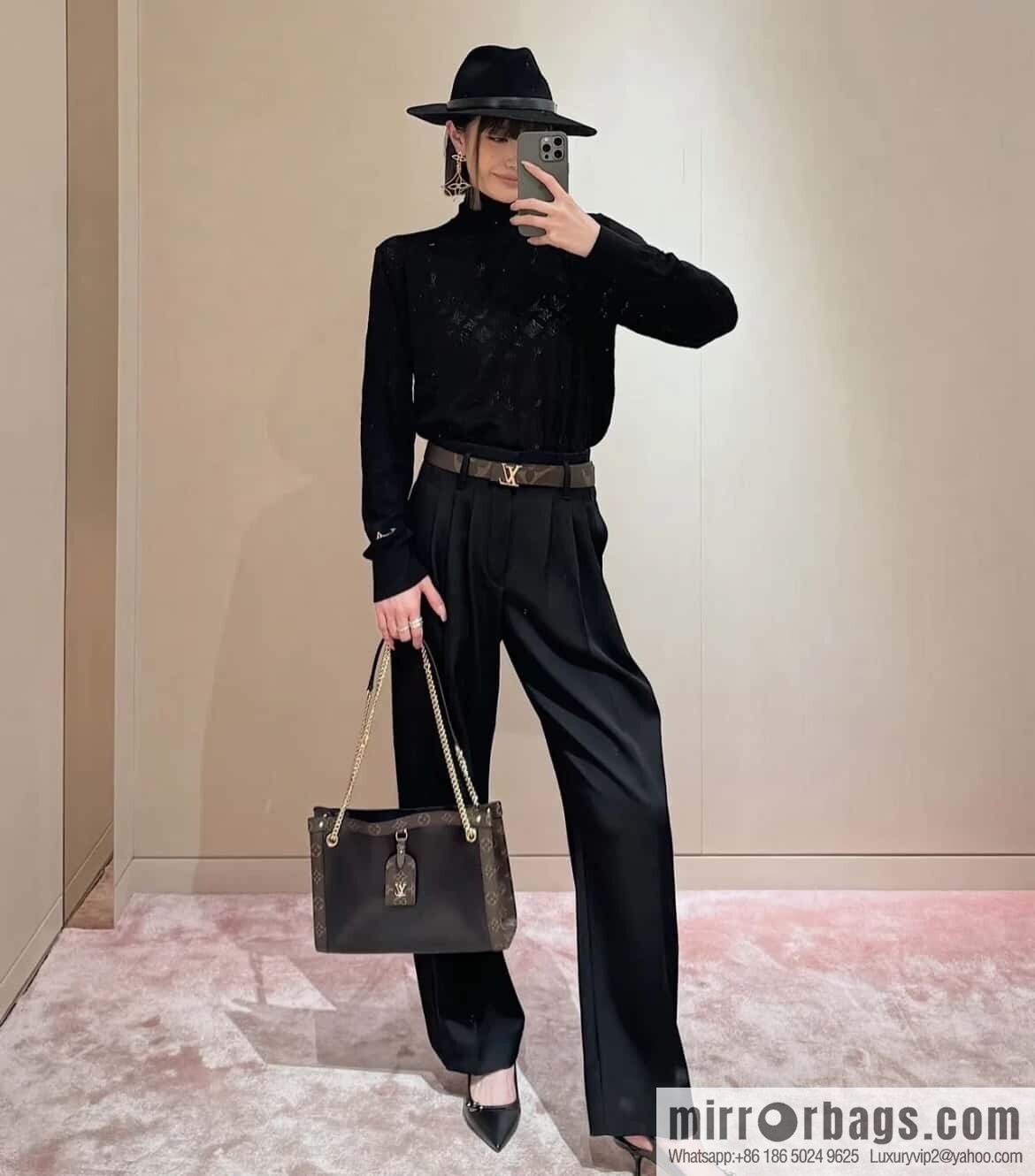 [Original order boutique] M13140 black/presbyopia, tote bag series Nova PM tote bag