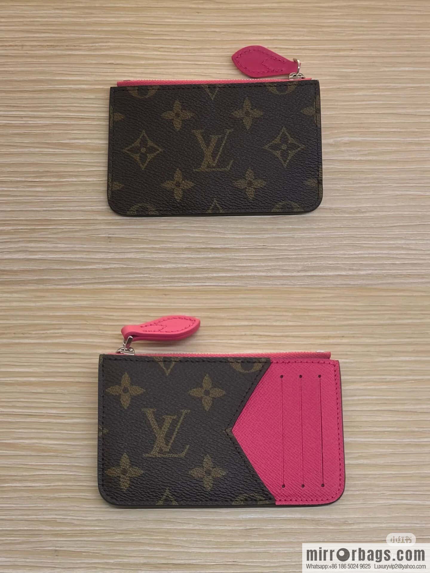 [Original order boutique] M12385 presbyopia red, card bag wallet series Romy card holder, wallet