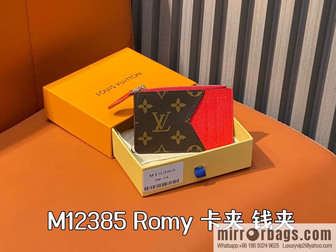 [Original order boutique] M12385 presbyopia red, card bag wallet series Romy card holder, wallet