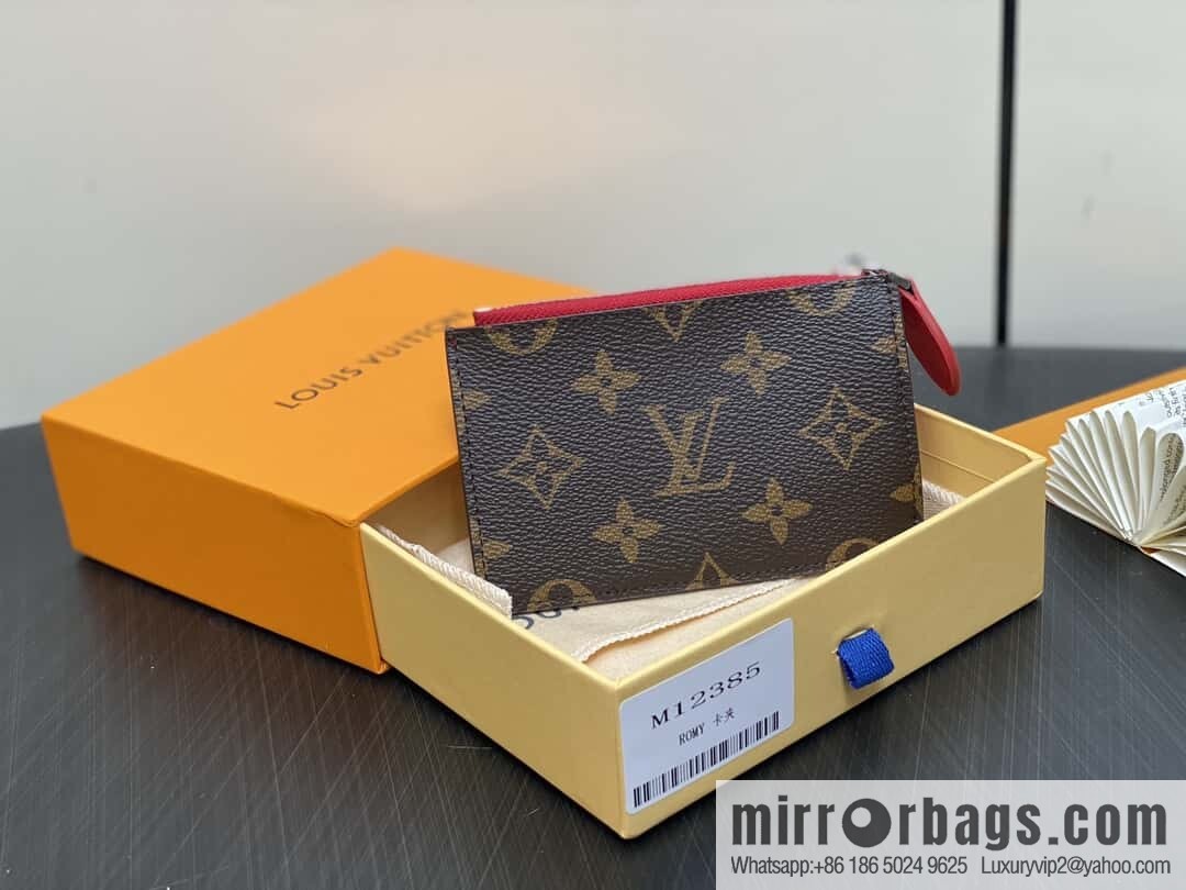 [Original order boutique] M12385 presbyopia red, card bag wallet series Romy card holder, wallet