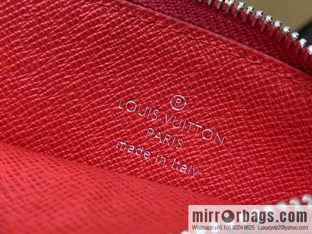 [Original order boutique] M12385 presbyopia red, card bag wallet series Romy card holder, wallet