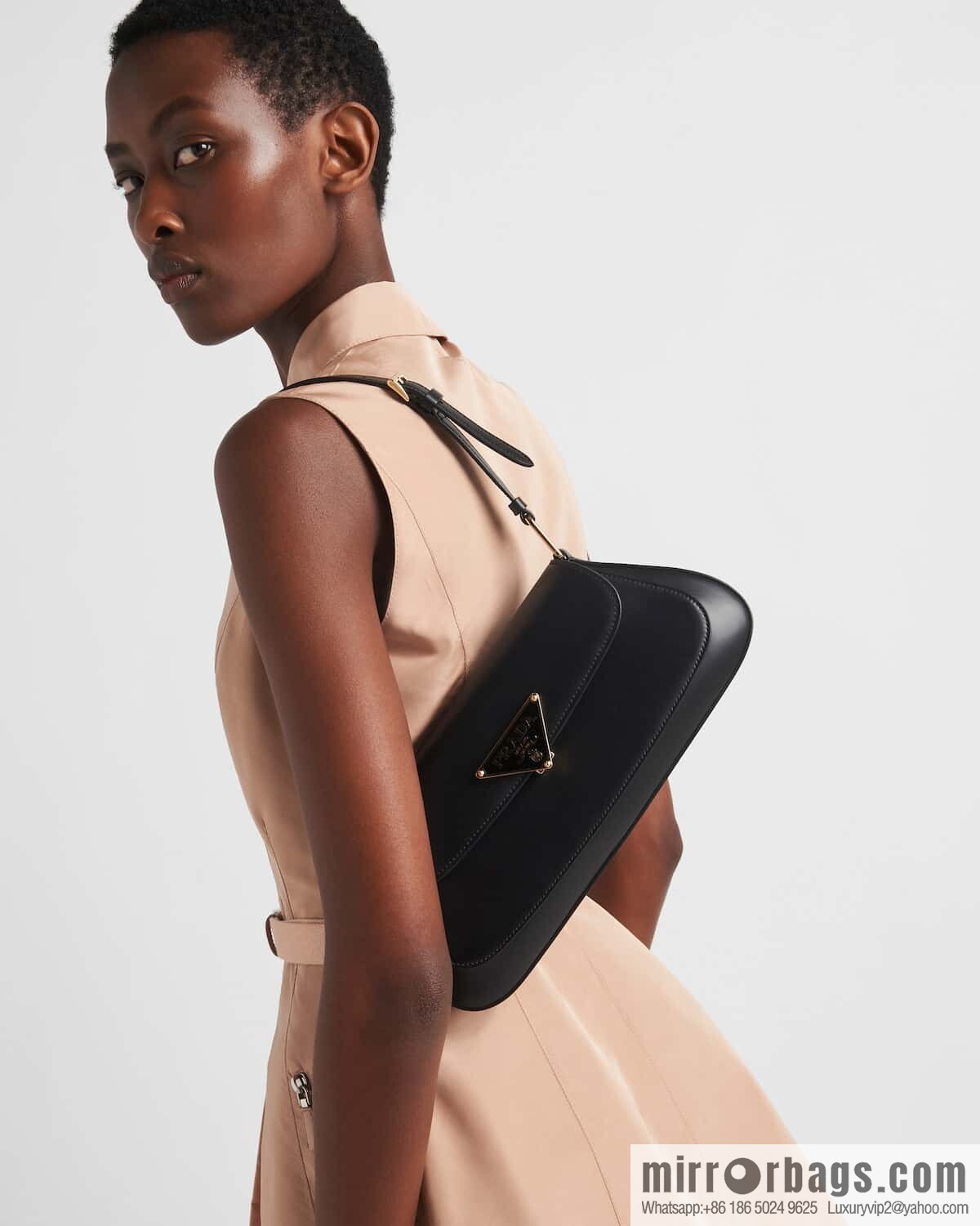 PRADA 🎉 armpit bag 🎉 1BD344 large 🎉🎉 black