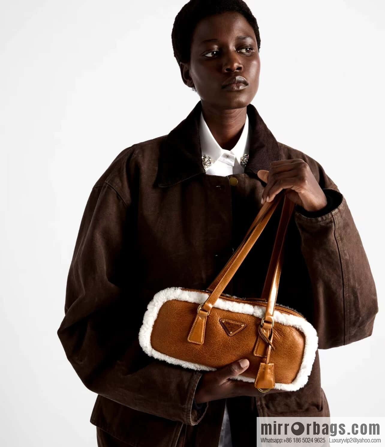 PRADA 🎉 new sheepskin 🎉 1BB124 new product🎉🎉