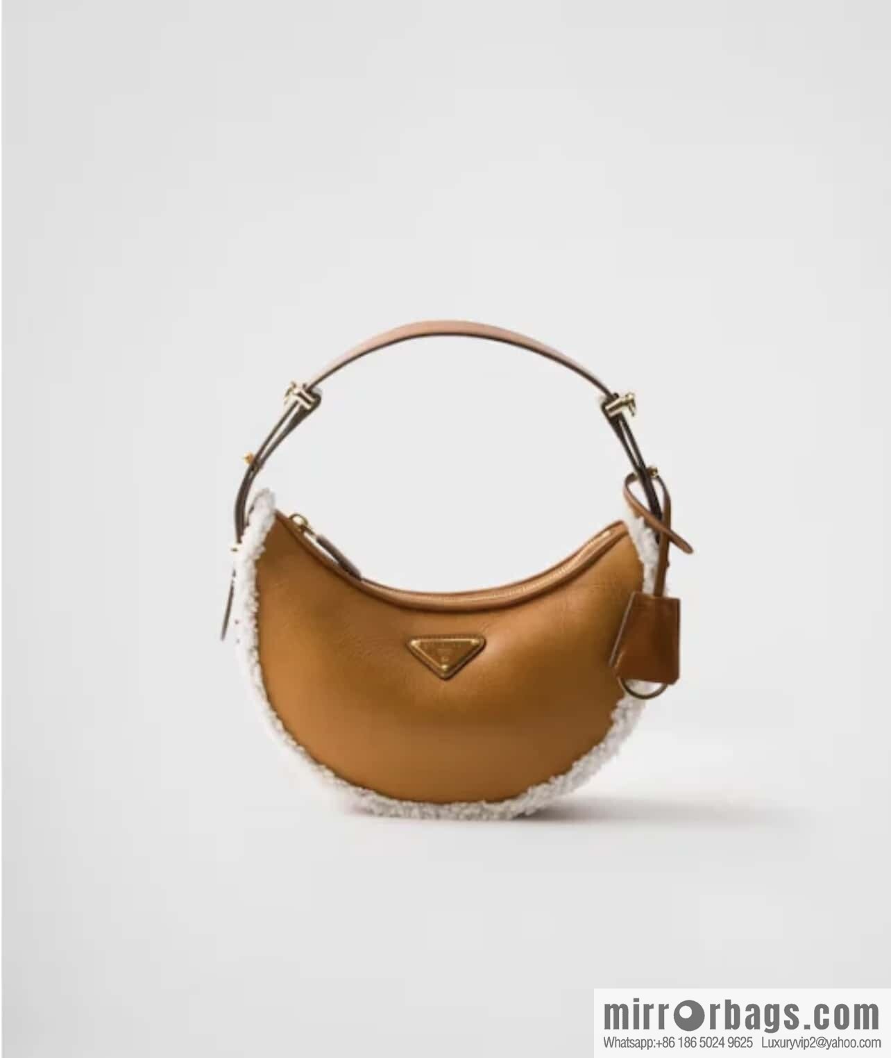 PRADA 🎉 Sheepskin Moon Handbag 🎉 1BC194 New🎉🎉