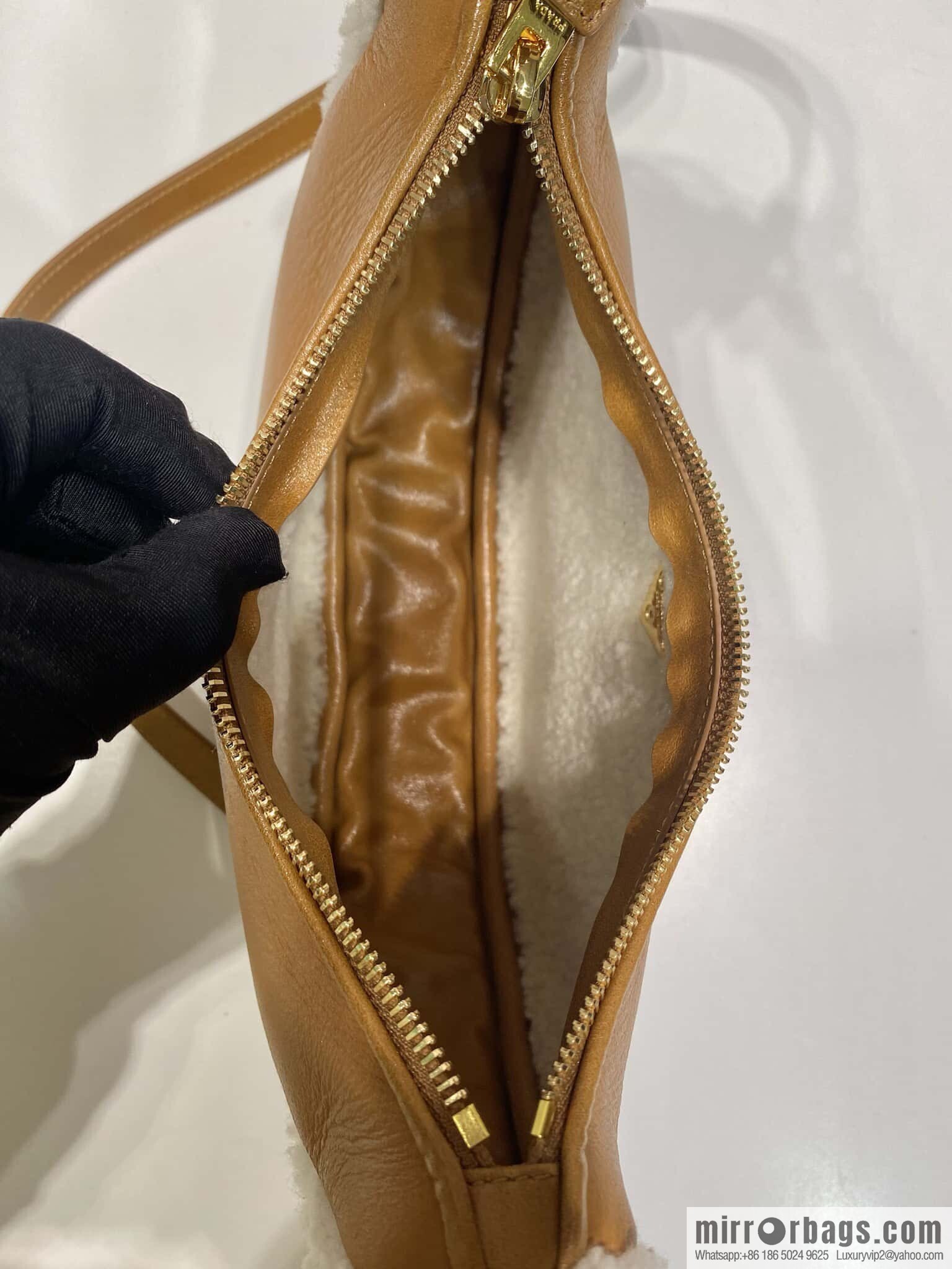 PRADA 🎉 Sheepskin Moon Handbag 🎉 1BC194 New🎉🎉