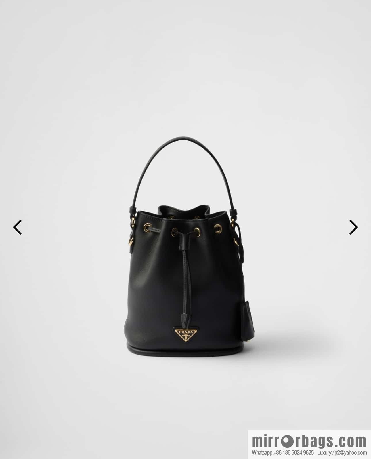 PRADA 🎉 calfskin bucket bag 🎉 1BE067 new product🎉🎉