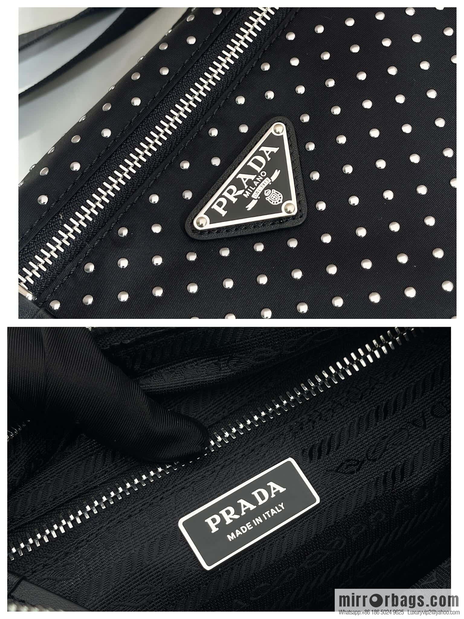 PRADA 🎉 New 🎉 1BC236 rivets🎉🎉