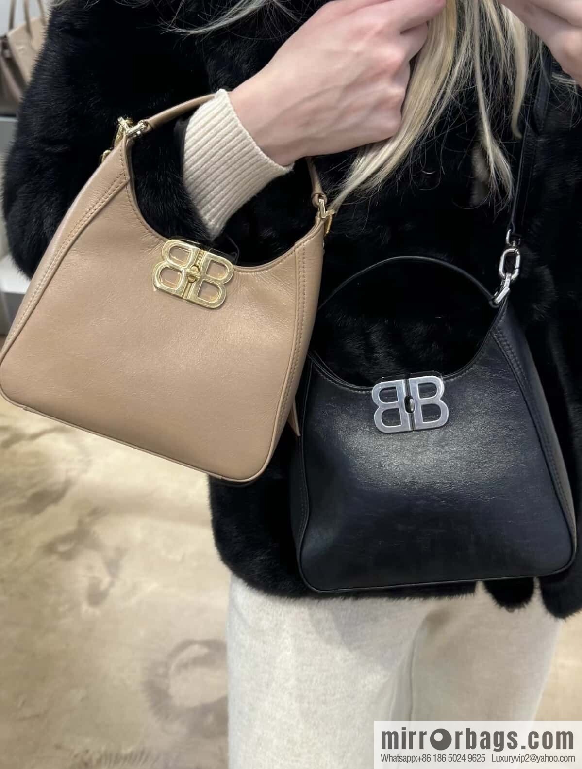 🖤Paris Home Hobo Series ‼️ 24 Year Hobo Bag 801928 Brown