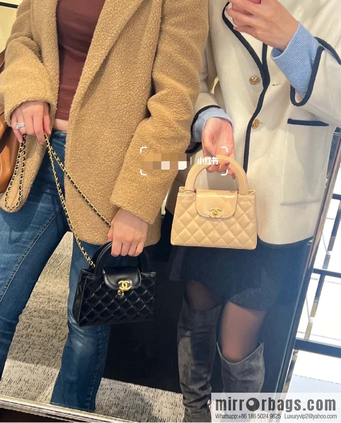 𝐂𝐡𝐚𝐧𝐞𝐥 𝟐𝟓𝐜 early spring new color, milk tea color/large 💛 AS4416