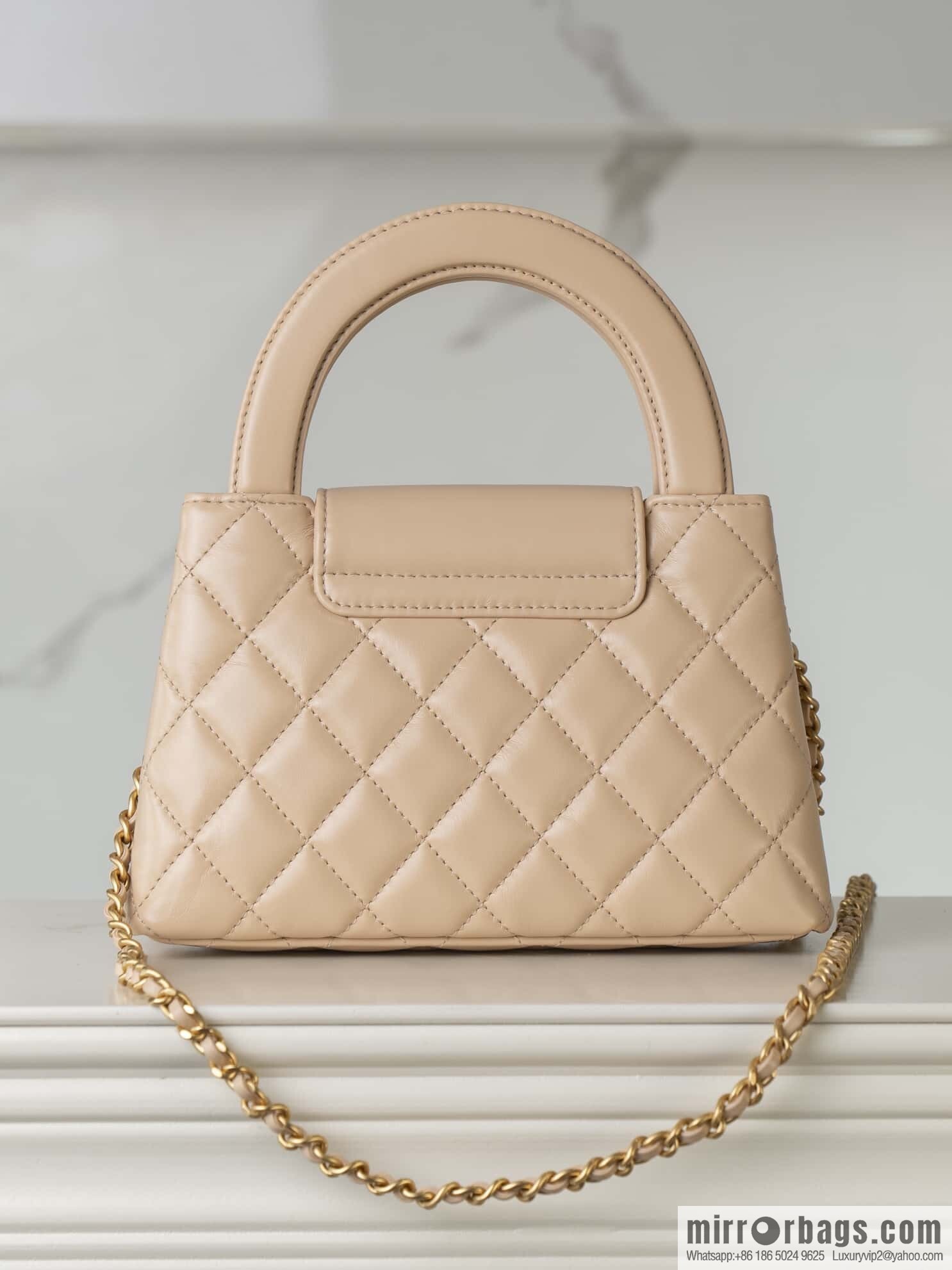 𝐂𝐡𝐚𝐧𝐞𝐥 𝟐𝟓𝐜 early spring new color, milk tea color/large 💛 AS4416