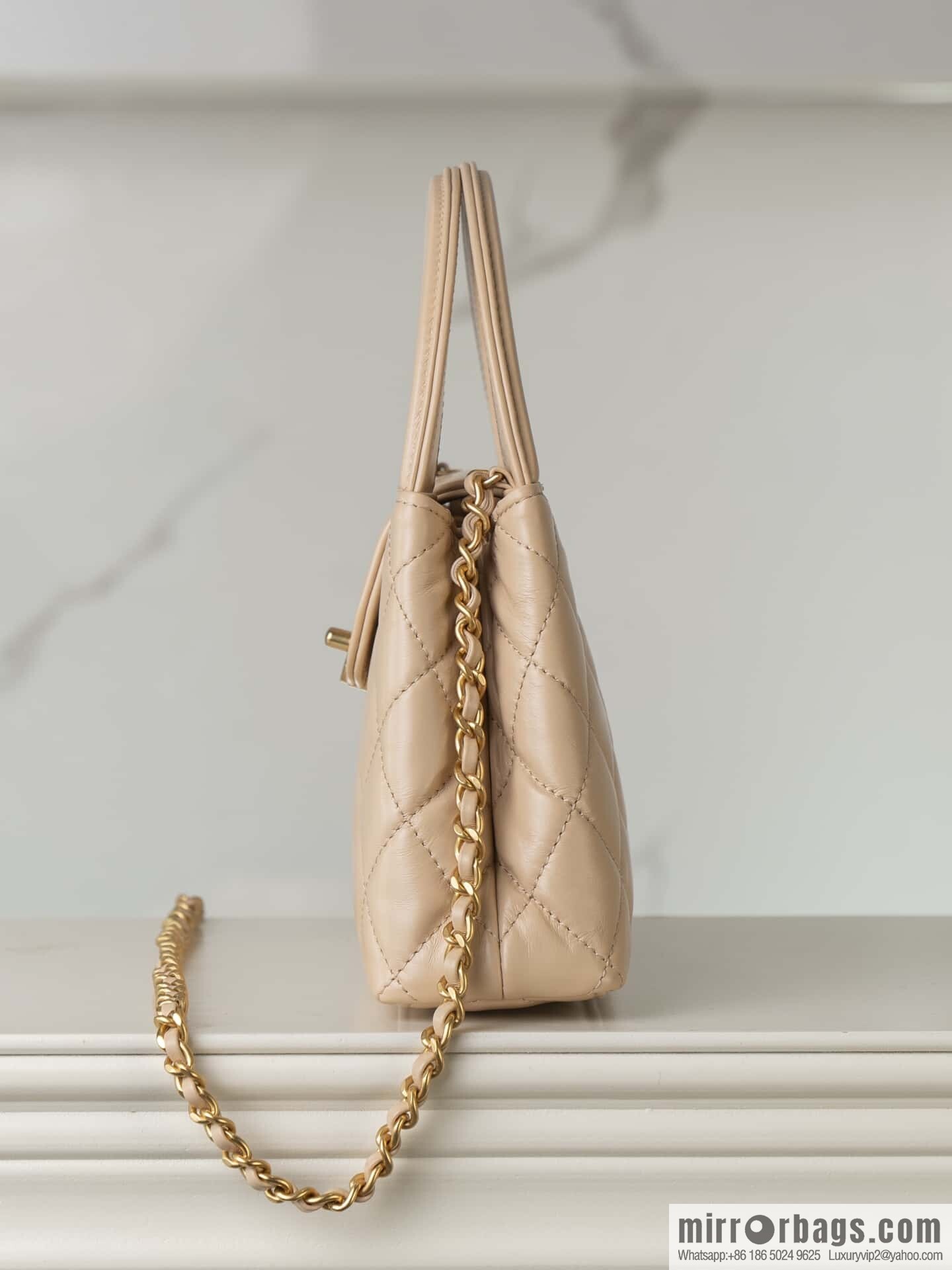 𝐂𝐡𝐚𝐧𝐞𝐥 𝟐𝟓𝐜 early spring new color, milk tea color/large 💛 AS4416