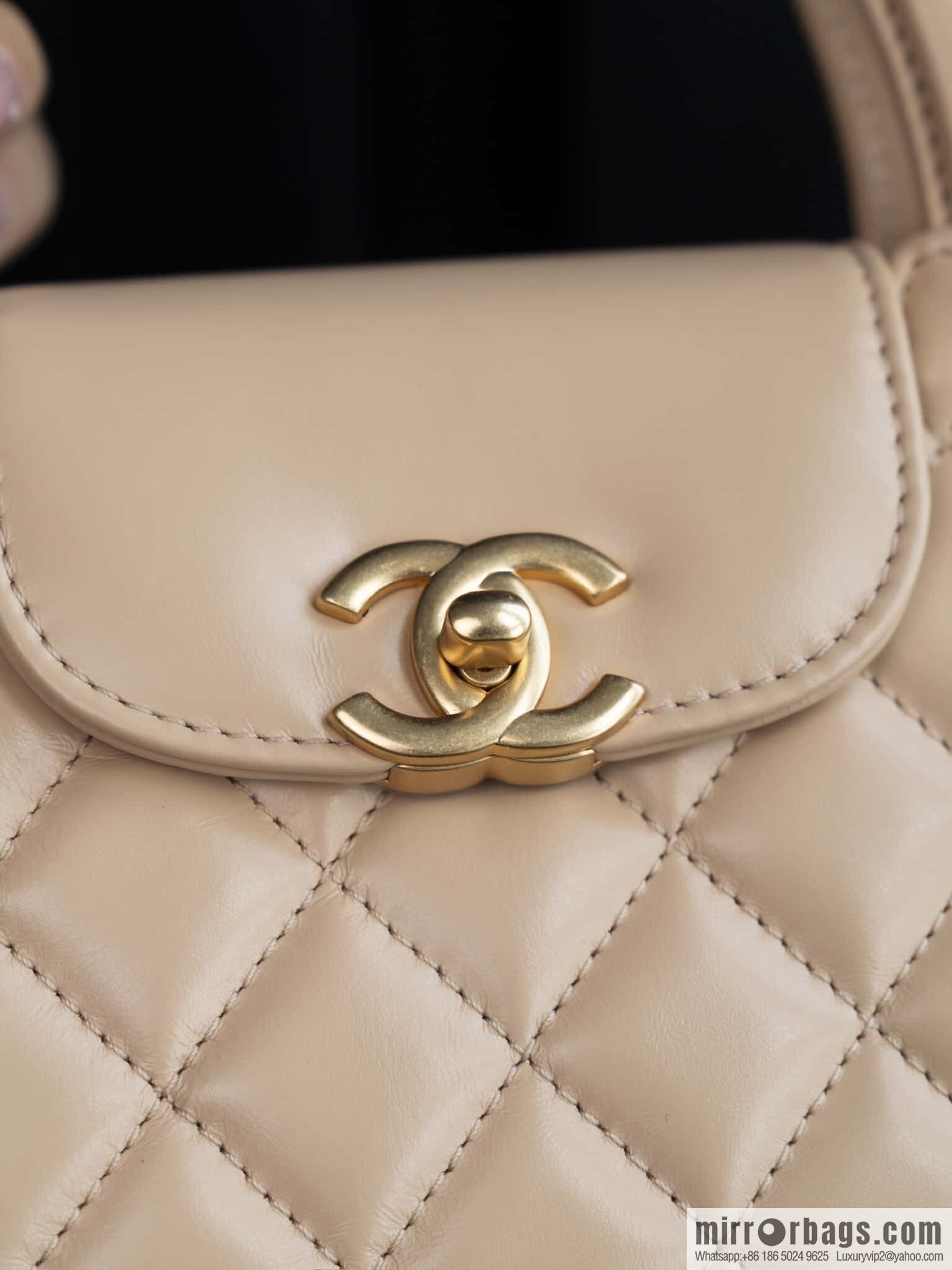 𝐂𝐡𝐚𝐧𝐞𝐥 𝟐𝟓𝐜 early spring new color, milk tea color/large 💛 AS4416