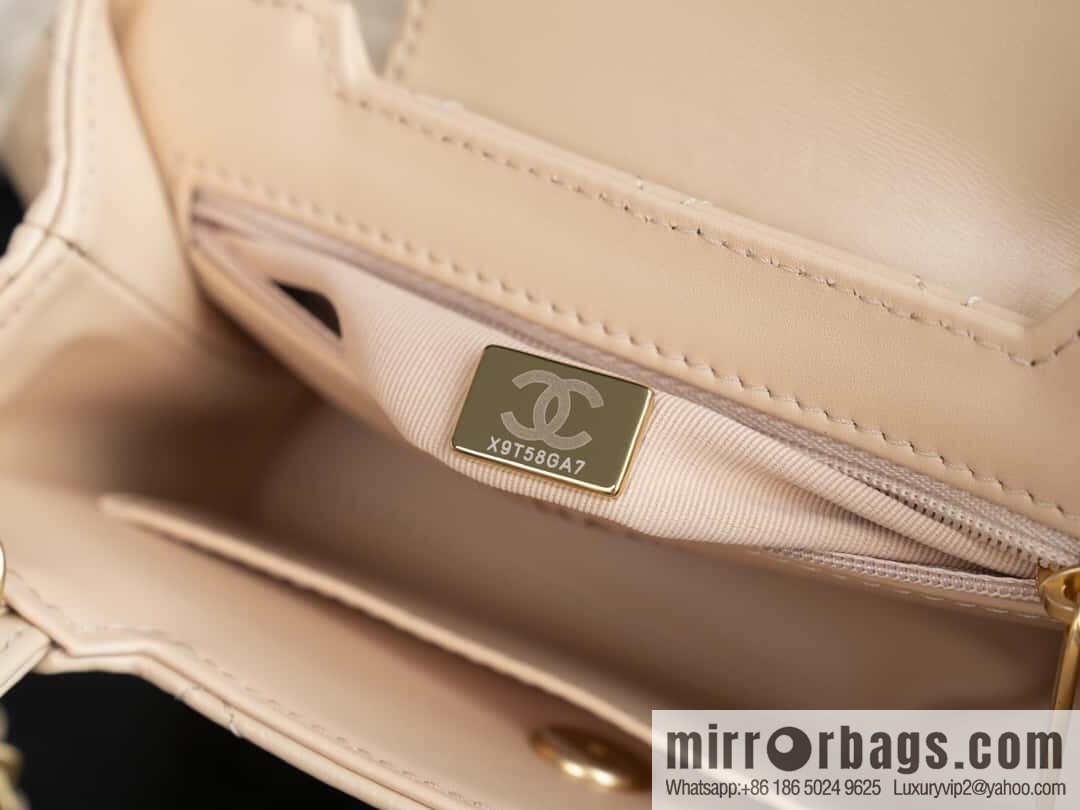 𝐂𝐡𝐚𝐧𝐞𝐥 𝟐𝟓𝐜 early spring new color, milk tea color/large 💛 AS4416