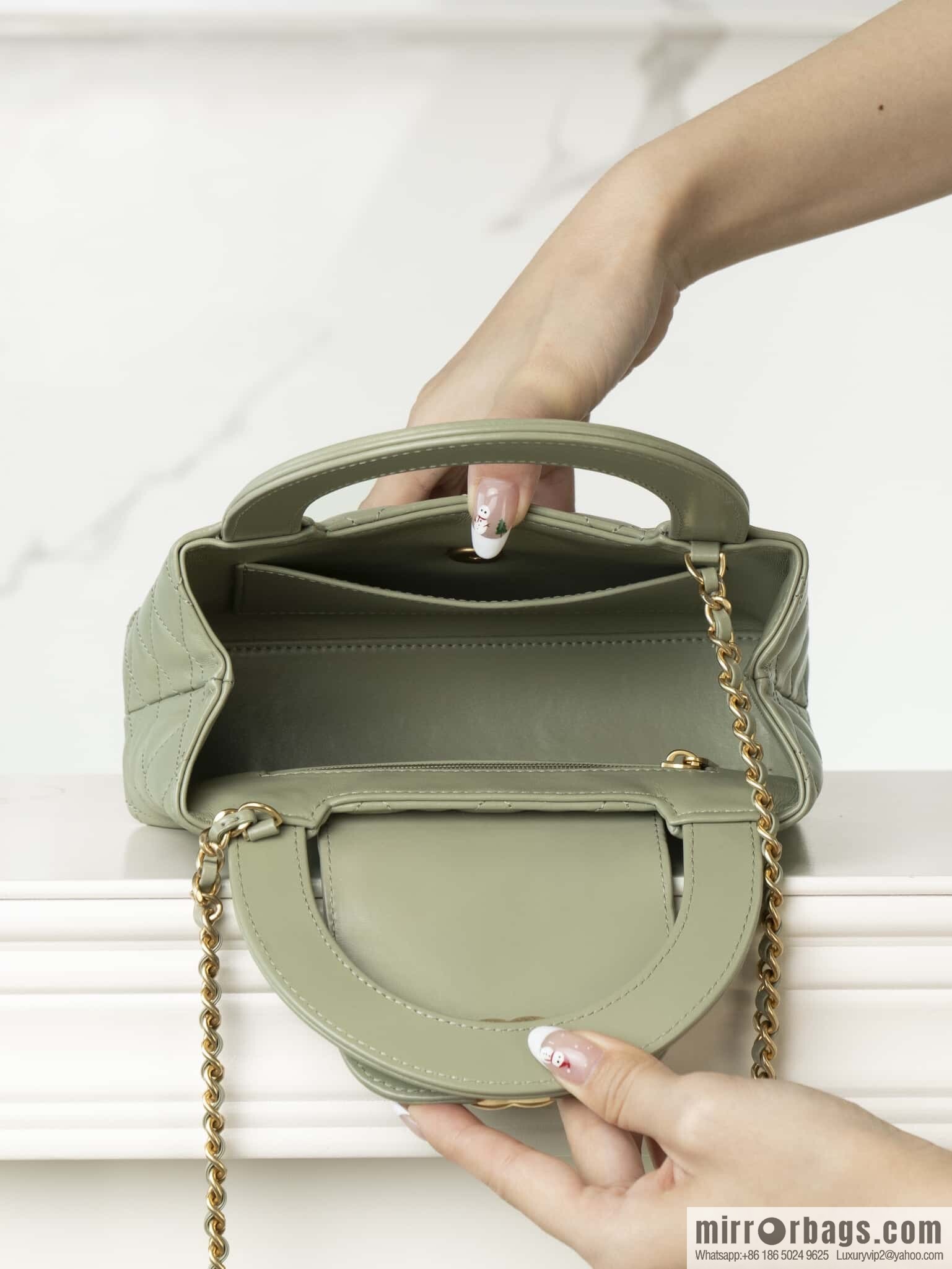 ππ‘ππ§ππ₯ πππ Avocado Green Handle Bag/Large π₯ AS4416