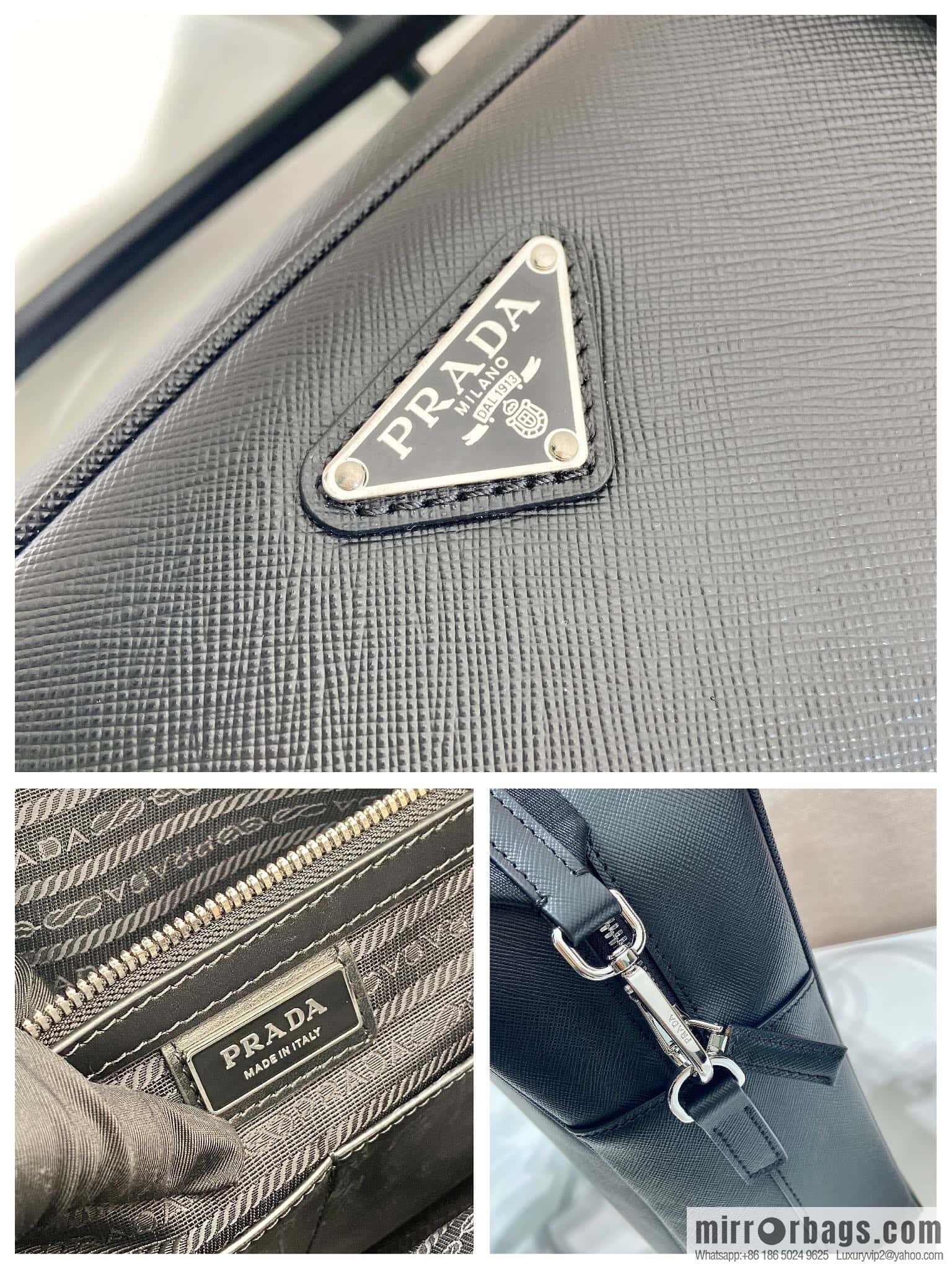 PRADA 🎉 King Briefcase 🎉 2VE026 Thickened Edition🎉🎉