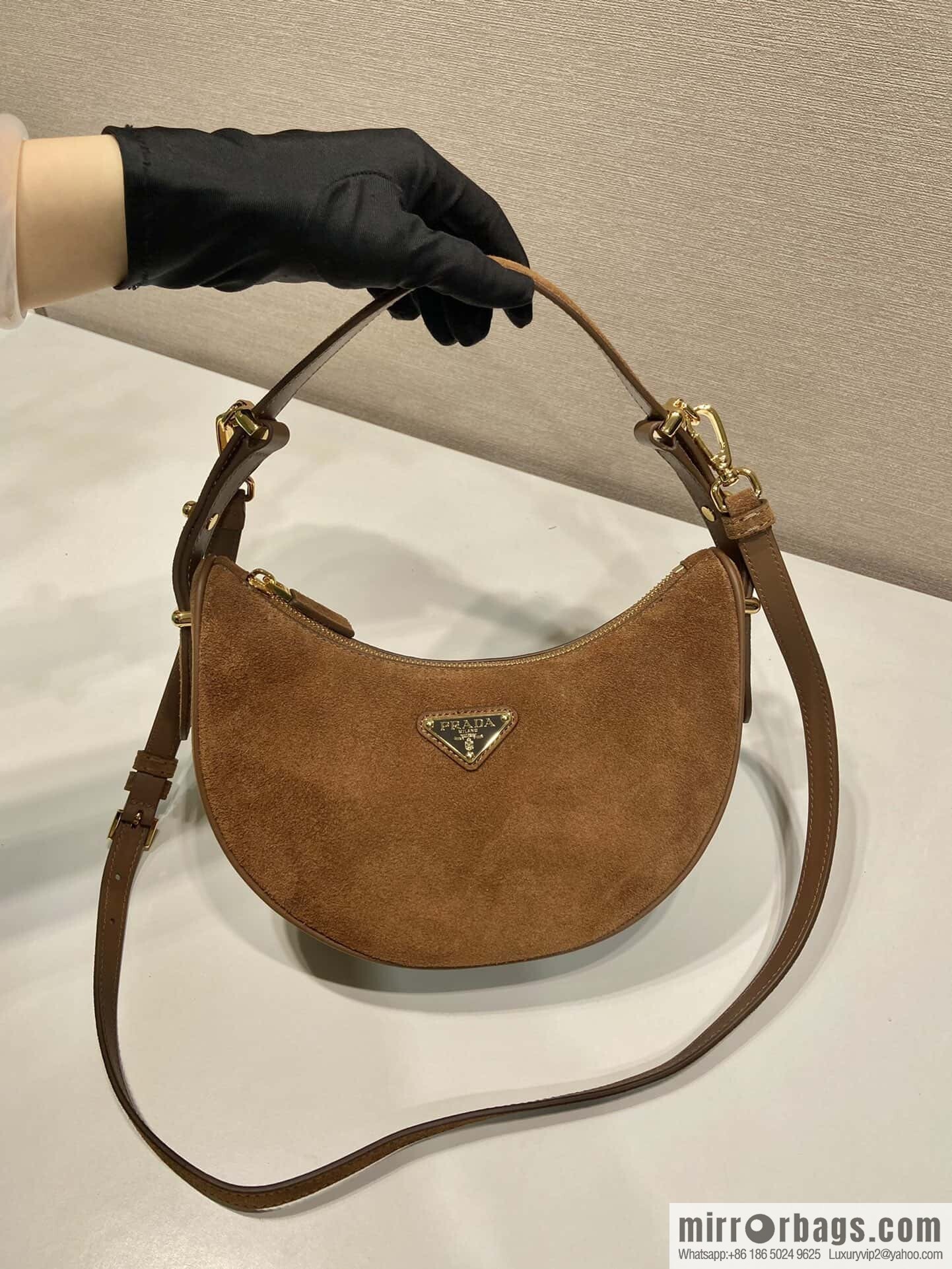 PRADA 🎉 Moon handbag 🎉 1BC194 fleece🎉🎉