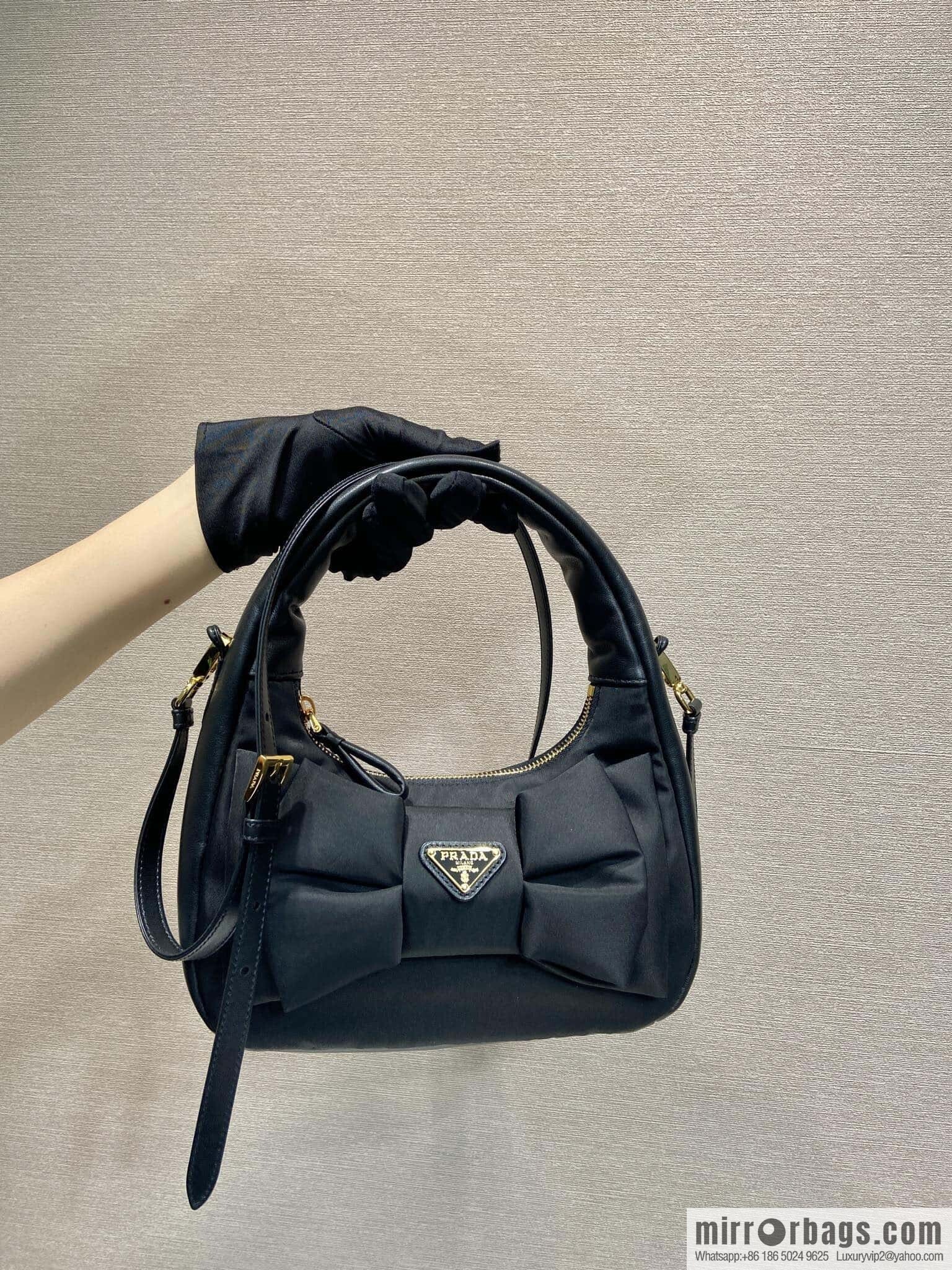 PRADA 🎉 bow 🎉 1BC241 armpit bag🎉🎉