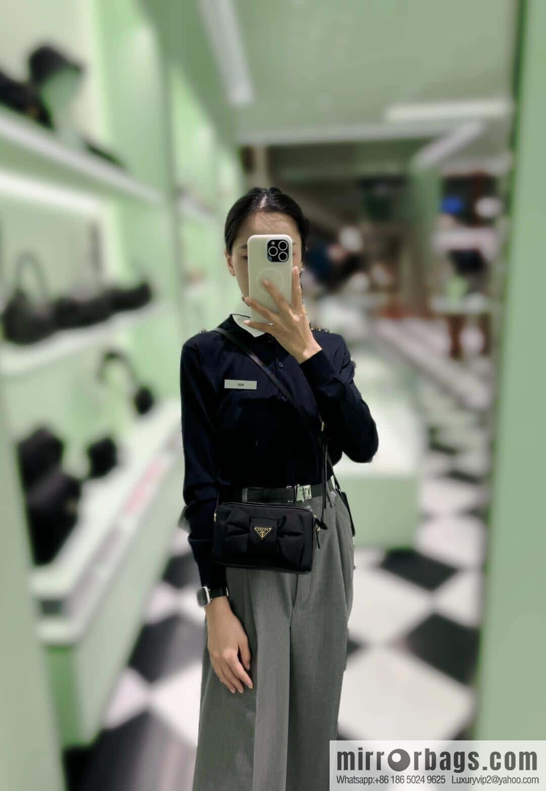 PRADA 🎉 bow 🎉 1BC242 shoulder bag🎉🎉