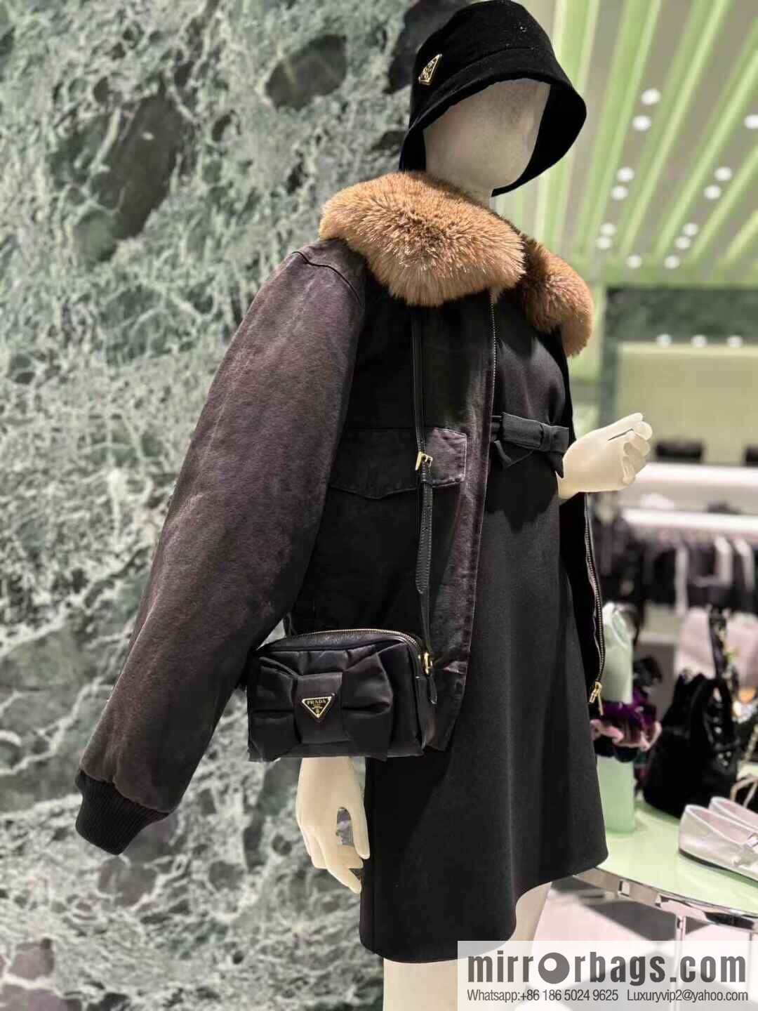 PRADA 🎉 bow 🎉 1BC242 shoulder bag🎉🎉