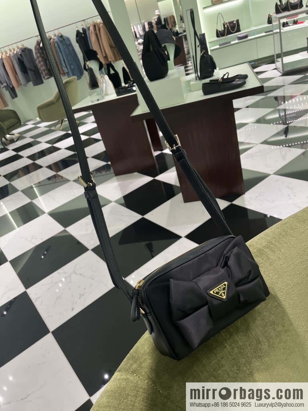 PRADA 🎉 bow 🎉 1BC242 shoulder bag🎉🎉