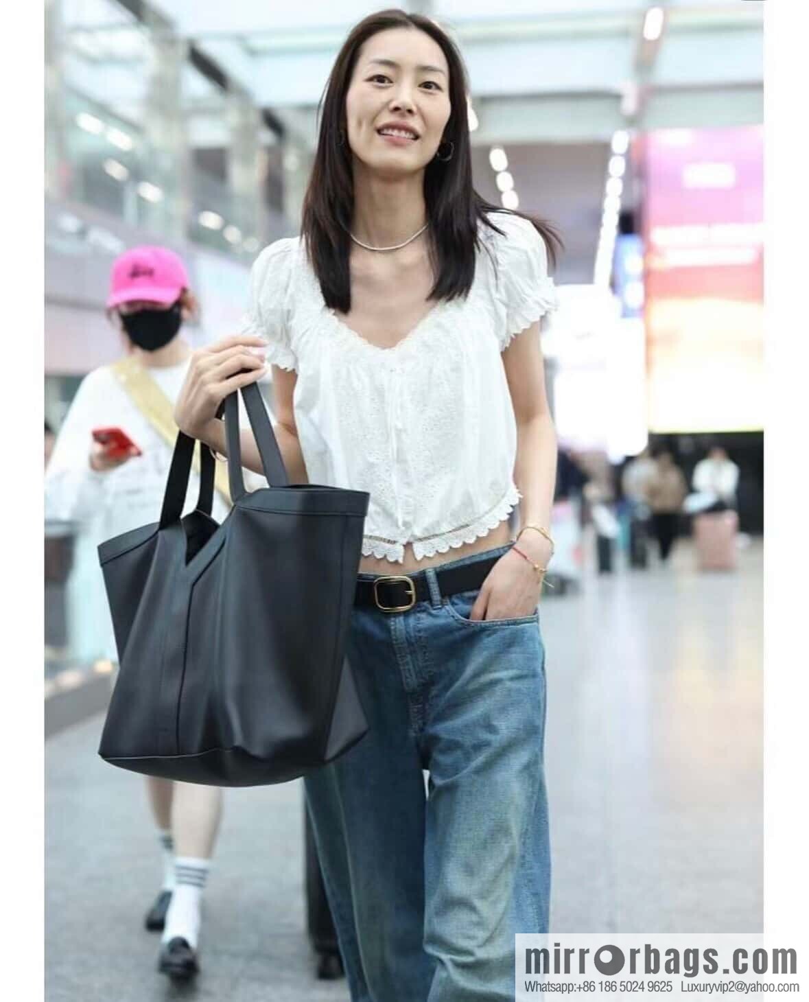 YSL 🆕 𝗪𝗛𝗬 𝗧𝗢𝗧𝗘 tote bag 🔥 817602 full leather black