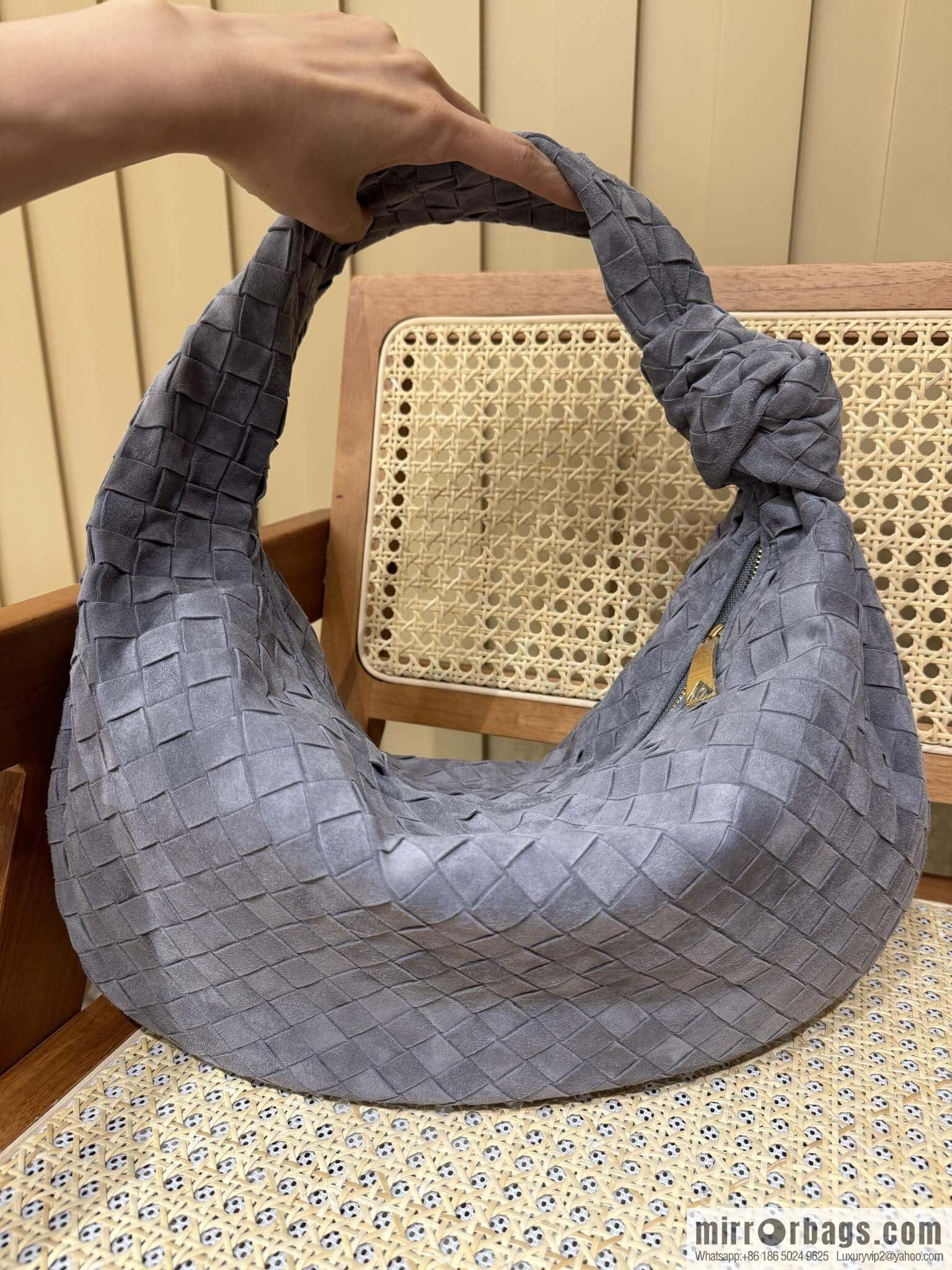 BV Jodie Shoulder Backpack 600261 Suede Silver Grey