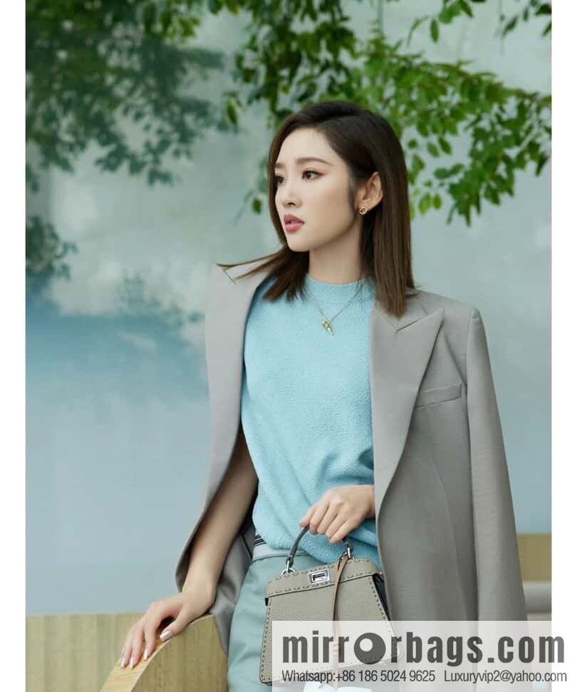 FENDI peekaboo new series I see you petite model number 80133As gray