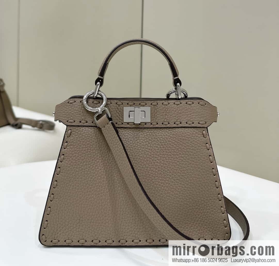 FENDI peekaboo new series I see you petite model number 80133As gray