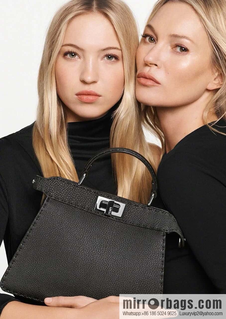 FENDI peekaboo new series I see you petite model number 80133As black