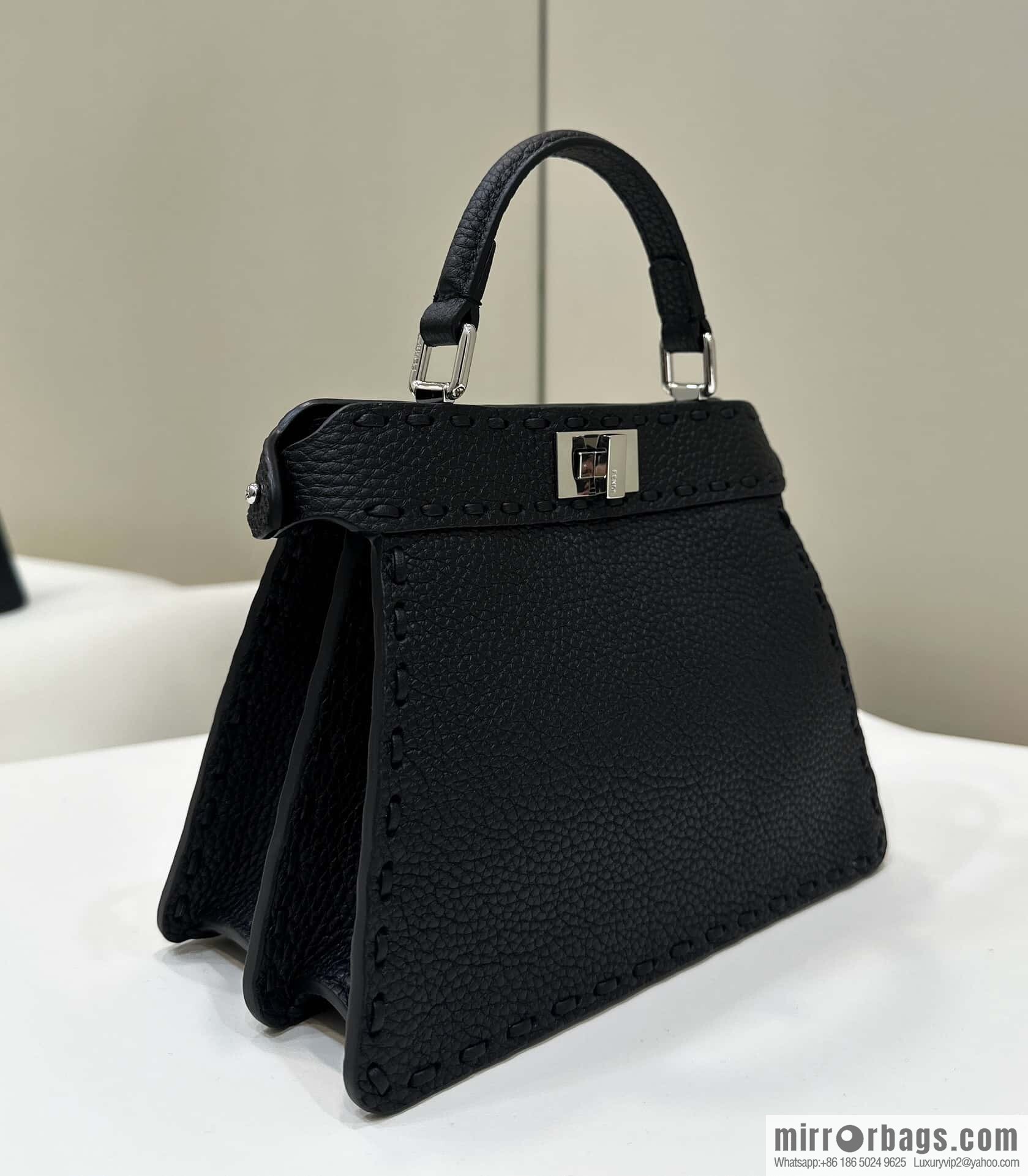 FENDI peekaboo new series I see you petite model number 80133As black