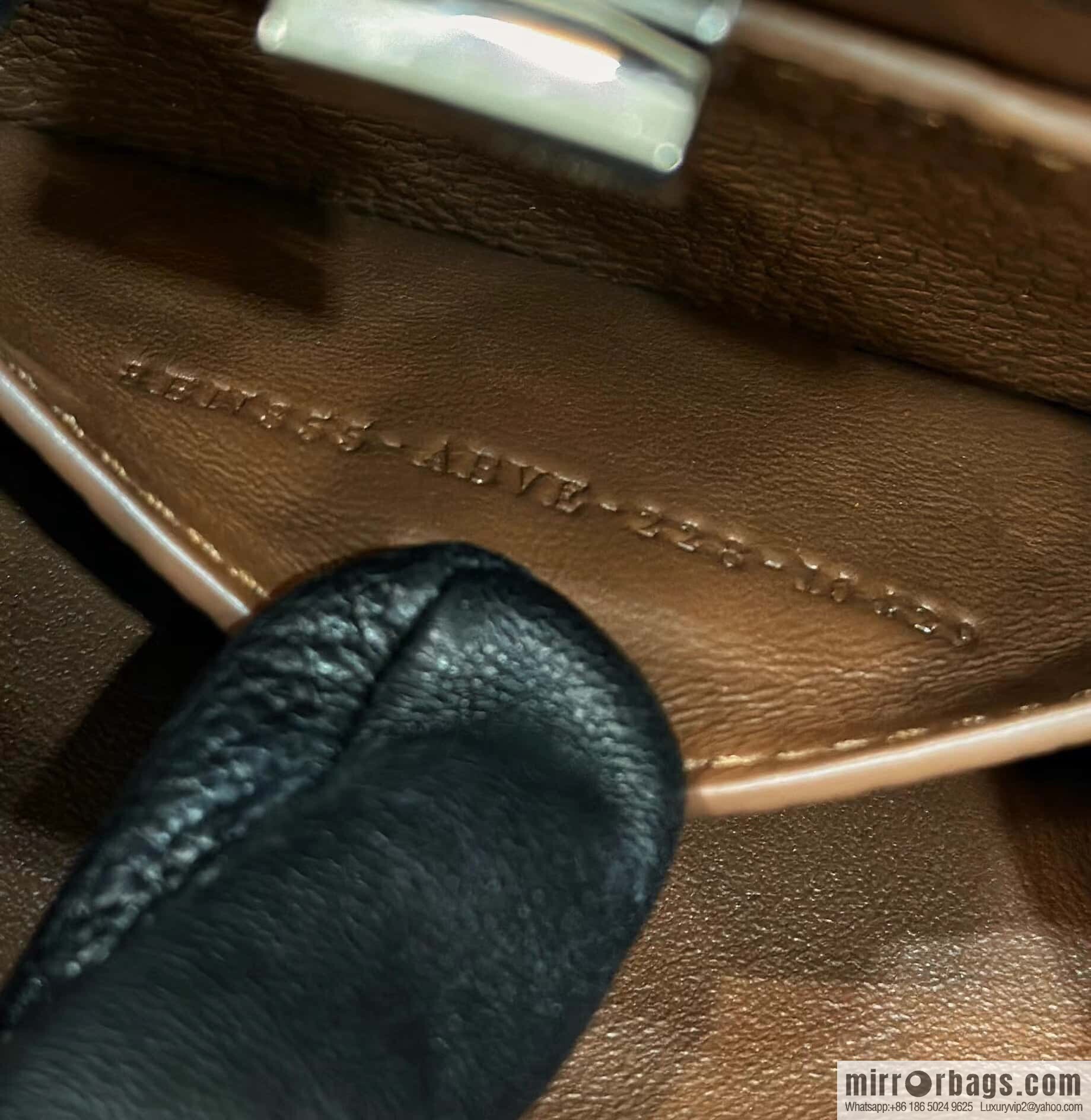 FENDI peekaboo new series I see you petite model number 80133As coffee color