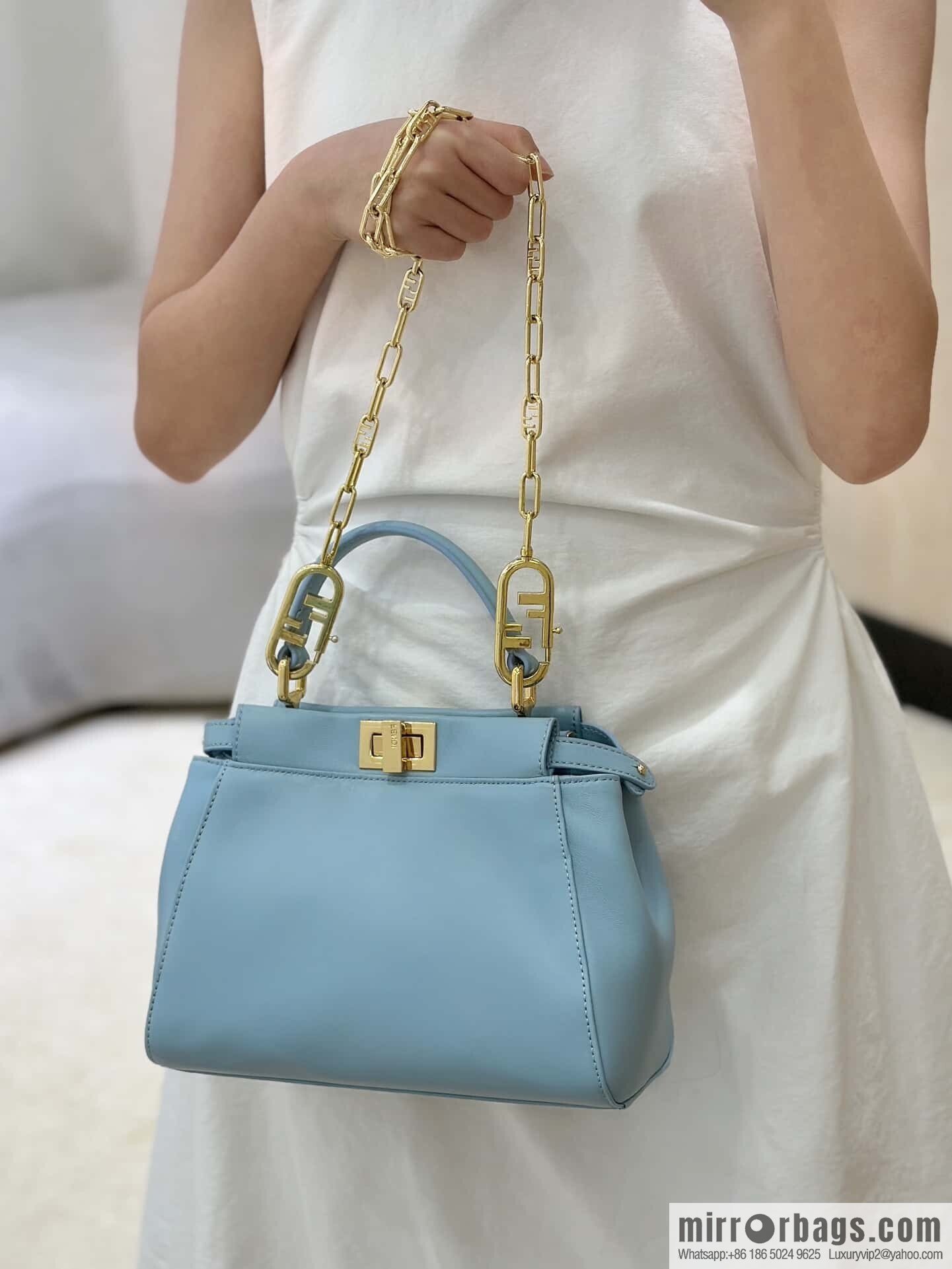 FENDI peekaboo series, model number: 8315 blue