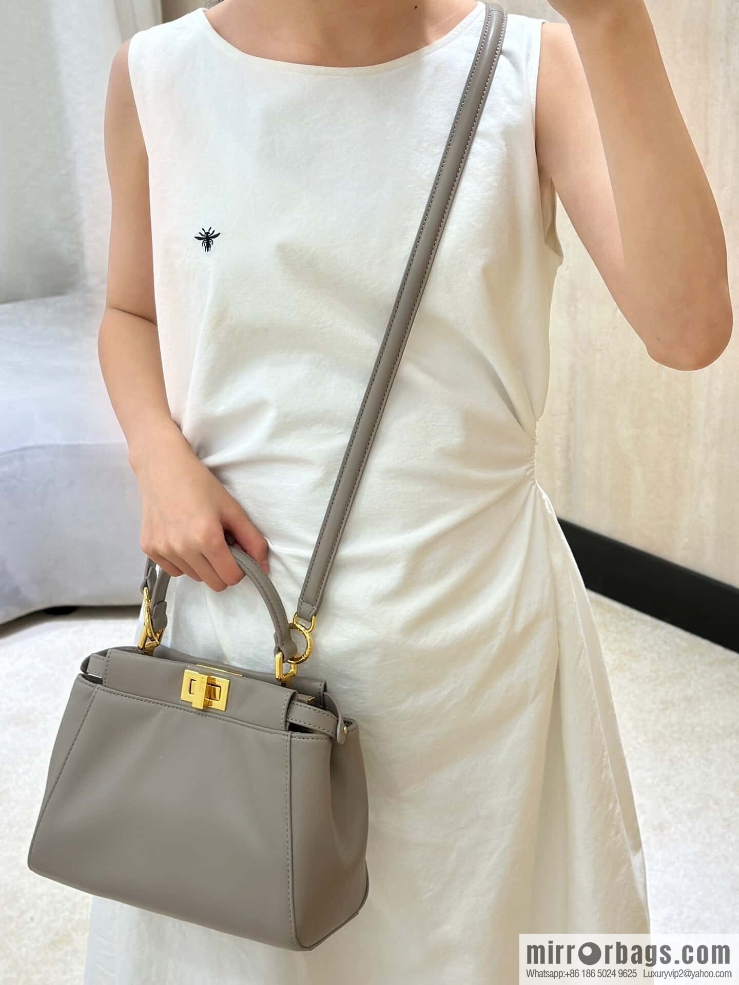 FENDI peekaboo series, model number: 8315 gray