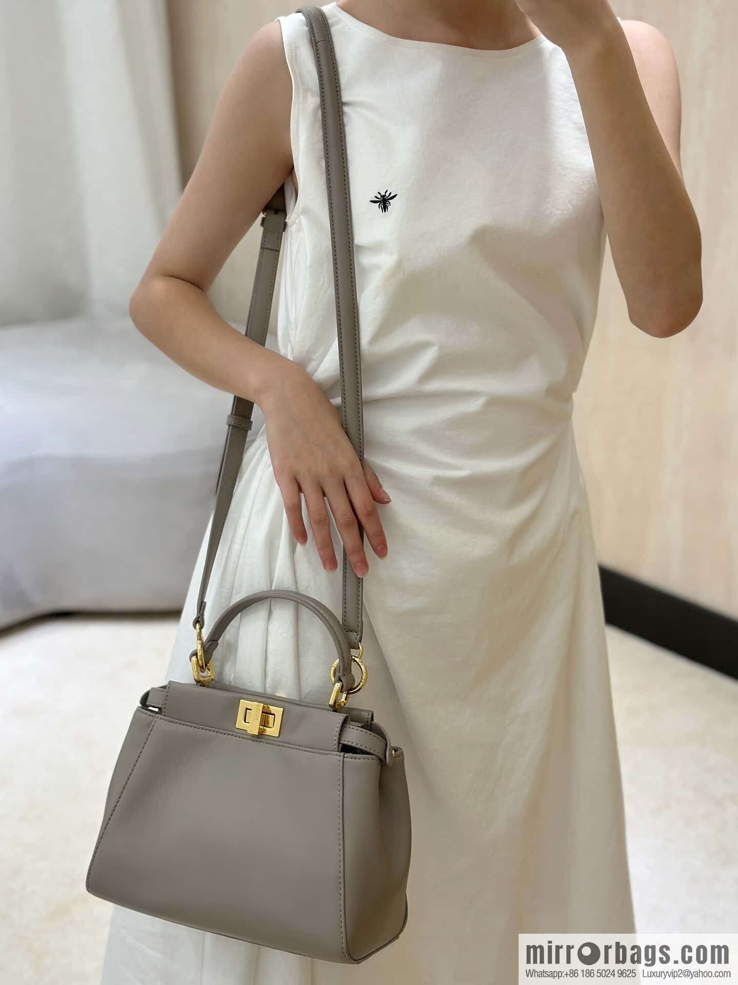 FENDI peekaboo series, model number: 8315 gray