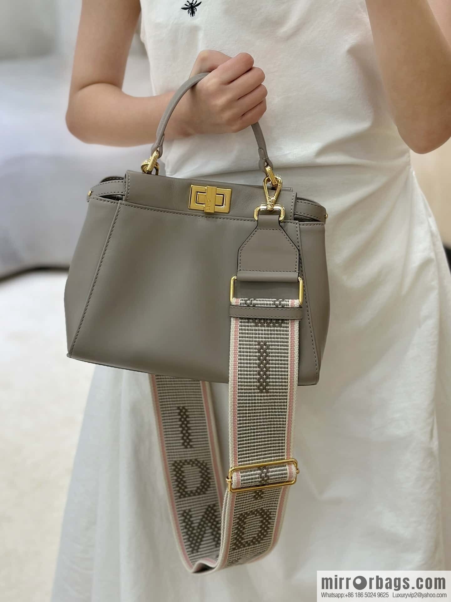 FENDI peekaboo series, model number: 8315 gray