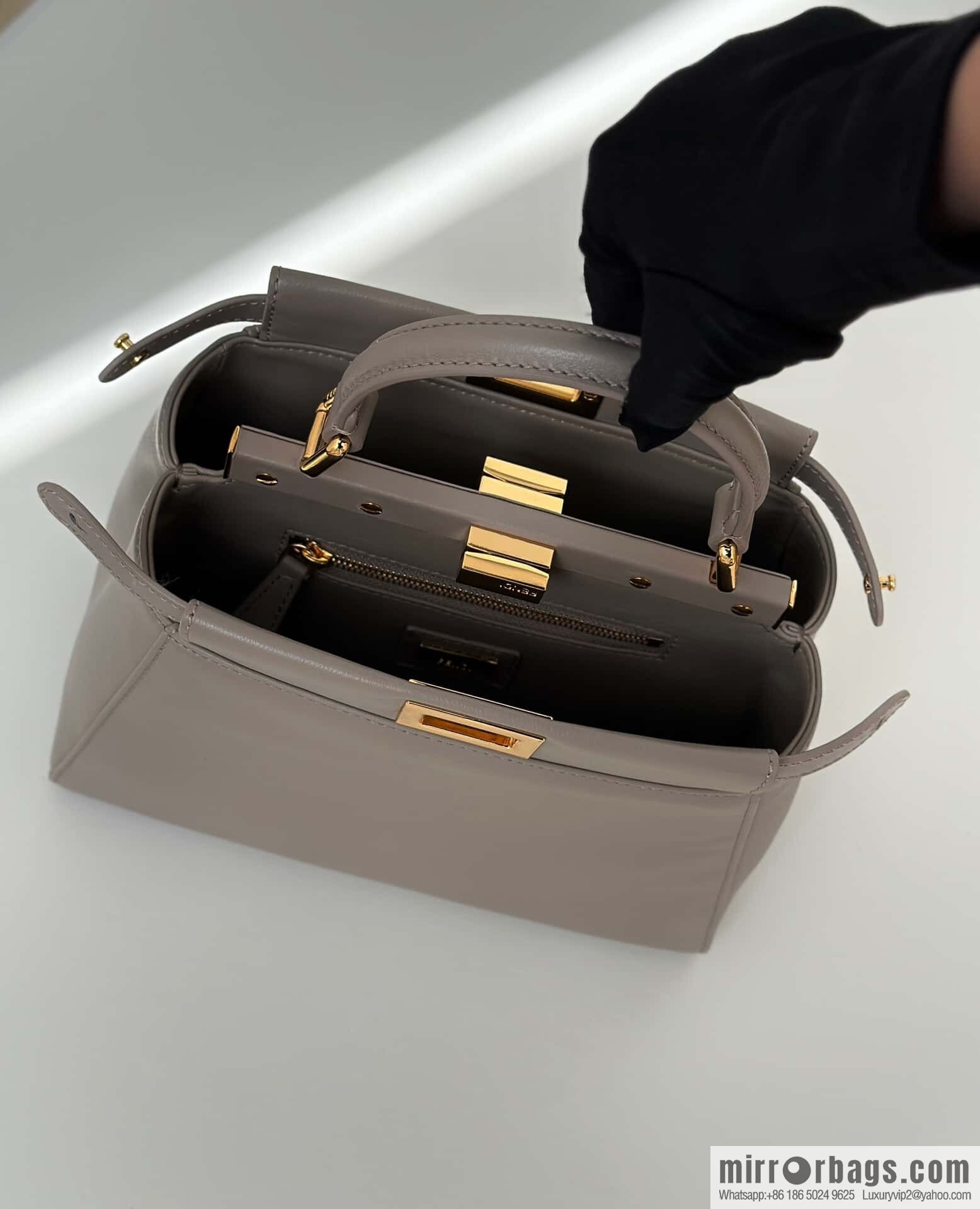 FENDI peekaboo series, model number: 8315 gray