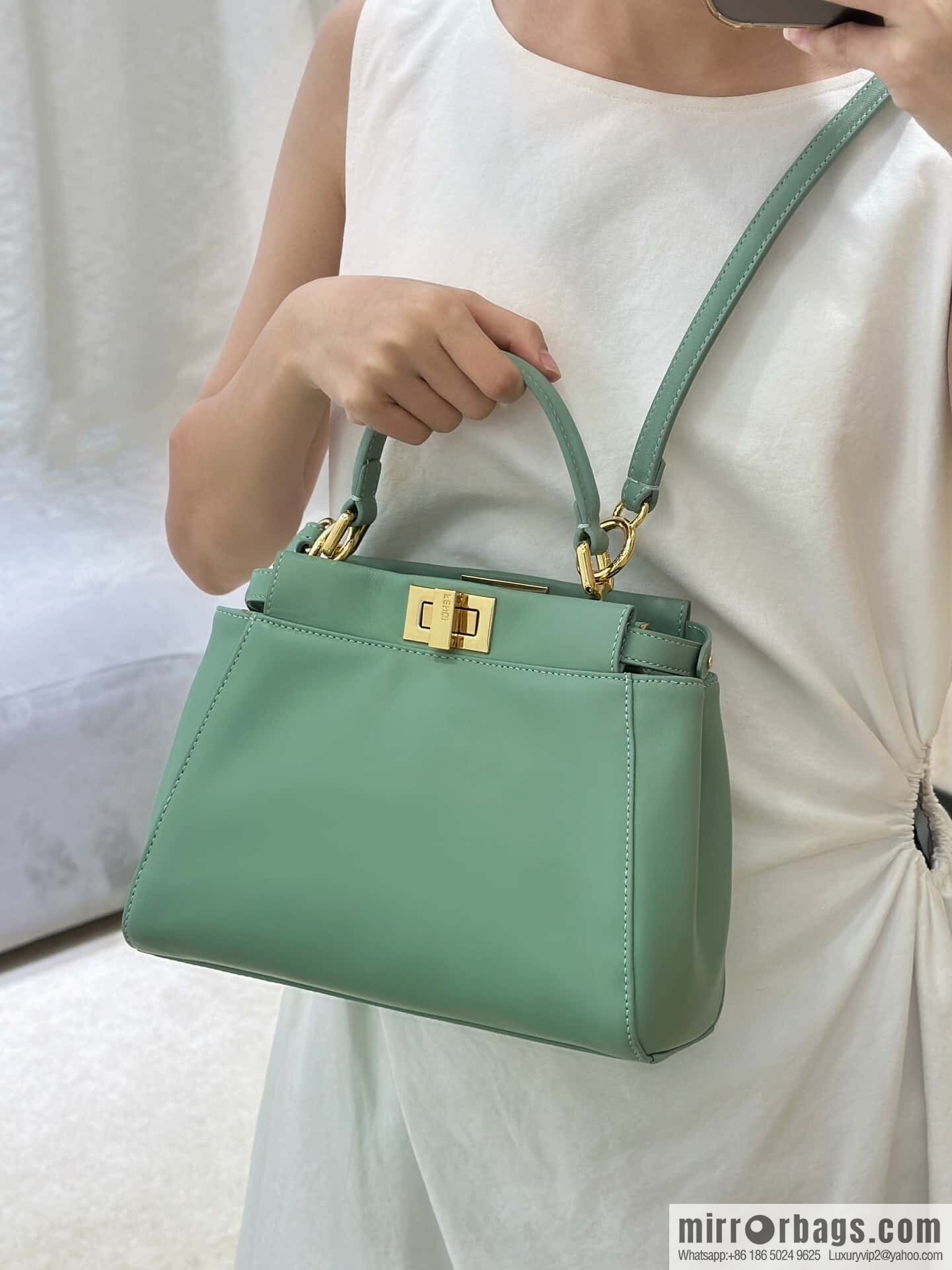 FENDI peekaboo series, model number: 8315 green