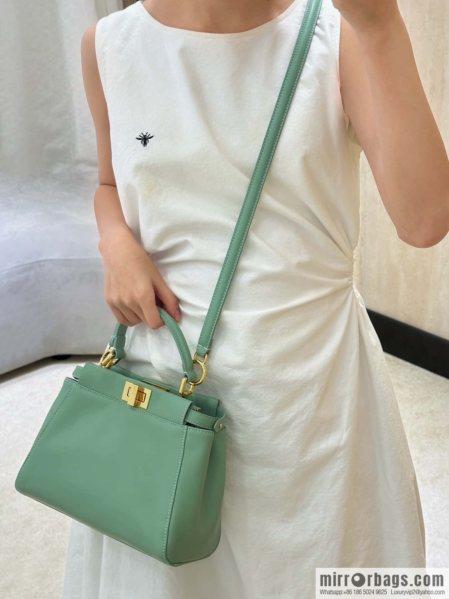 FENDI peekaboo series, model number: 8315 green