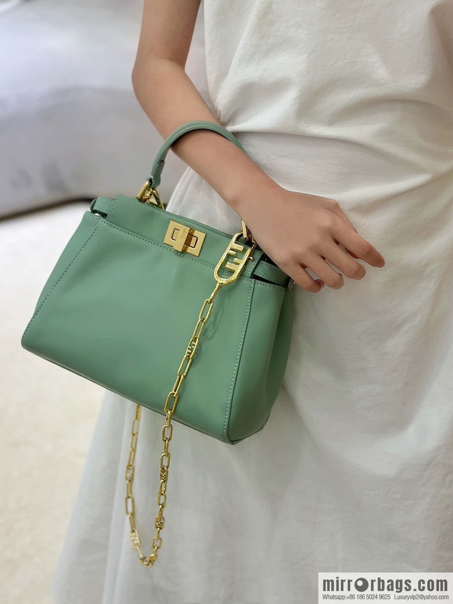 FENDI peekaboo series, model number: 8315 green