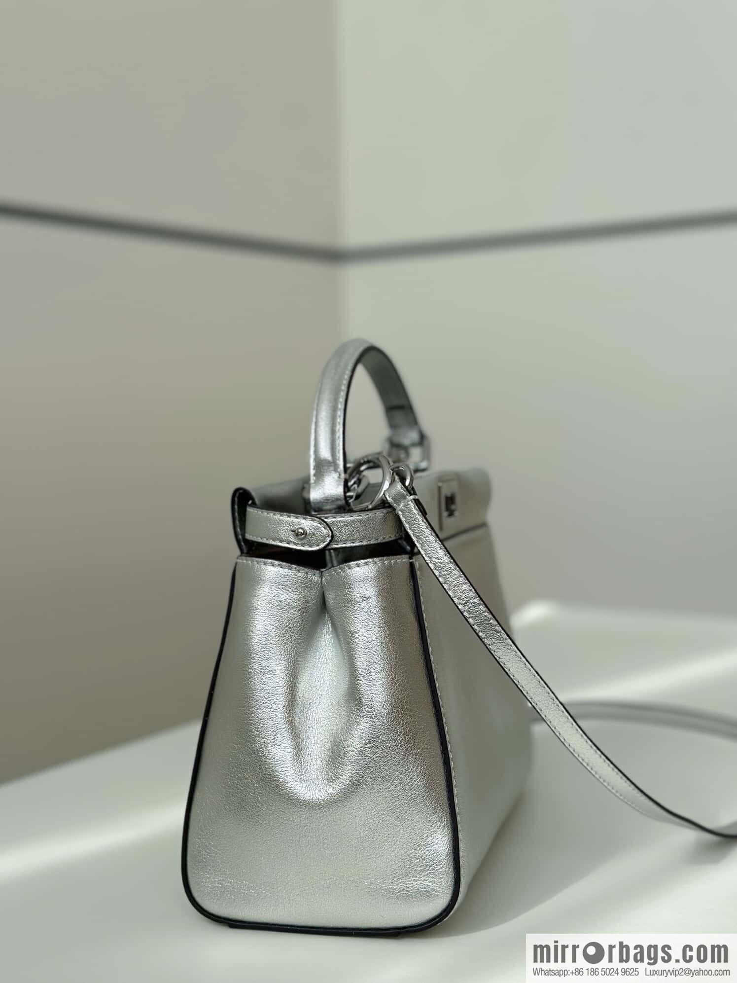 FENDI peekaboo series, model number: 2590 silver