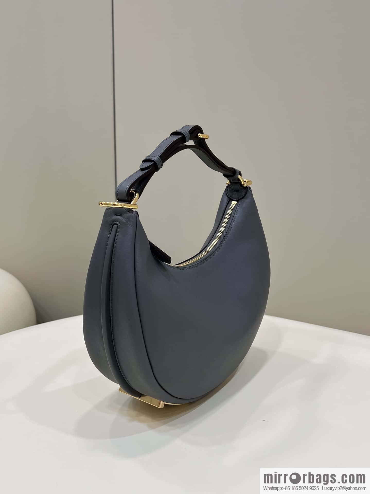 FENDI Fendigraphy armpit bag, model number: 80056m gray